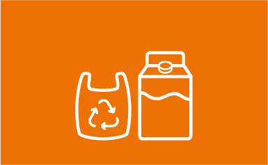 Pictogramsticker 65x40 mm PD oranje