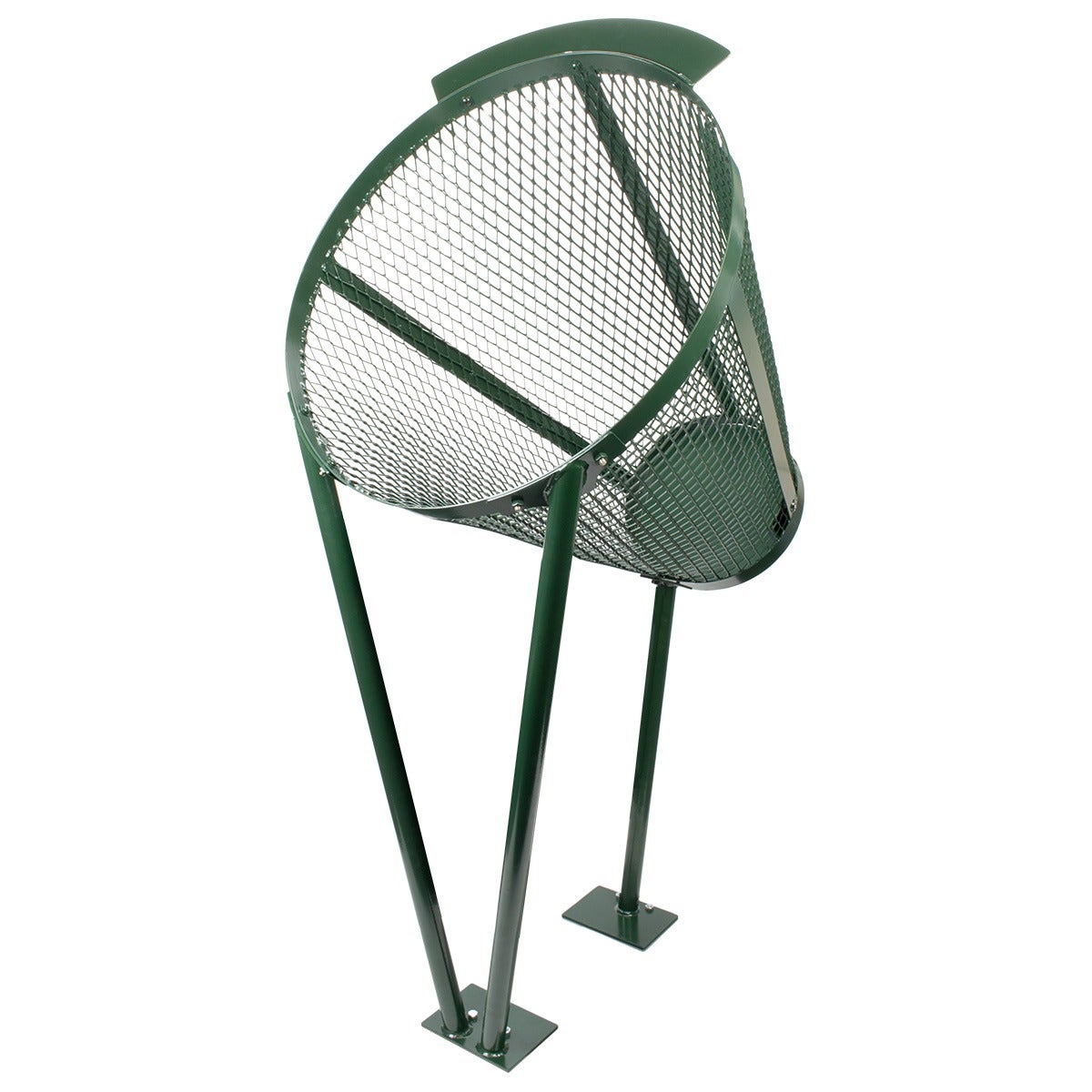 Blikvanger voor zwerfafval - BINswinger groen - De perfecte afvalbak voor langs de weg. 