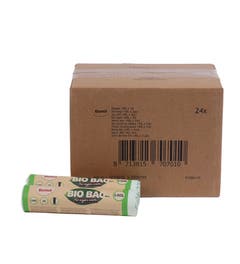 Dumil Biozakken 140 liter groen | 70x125 cm | Composteerbaar | Doos 24 rollen à 3 stuks