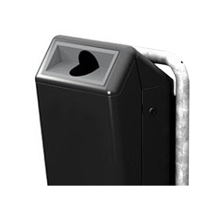 Bammens Capitole insert blik staal zwart