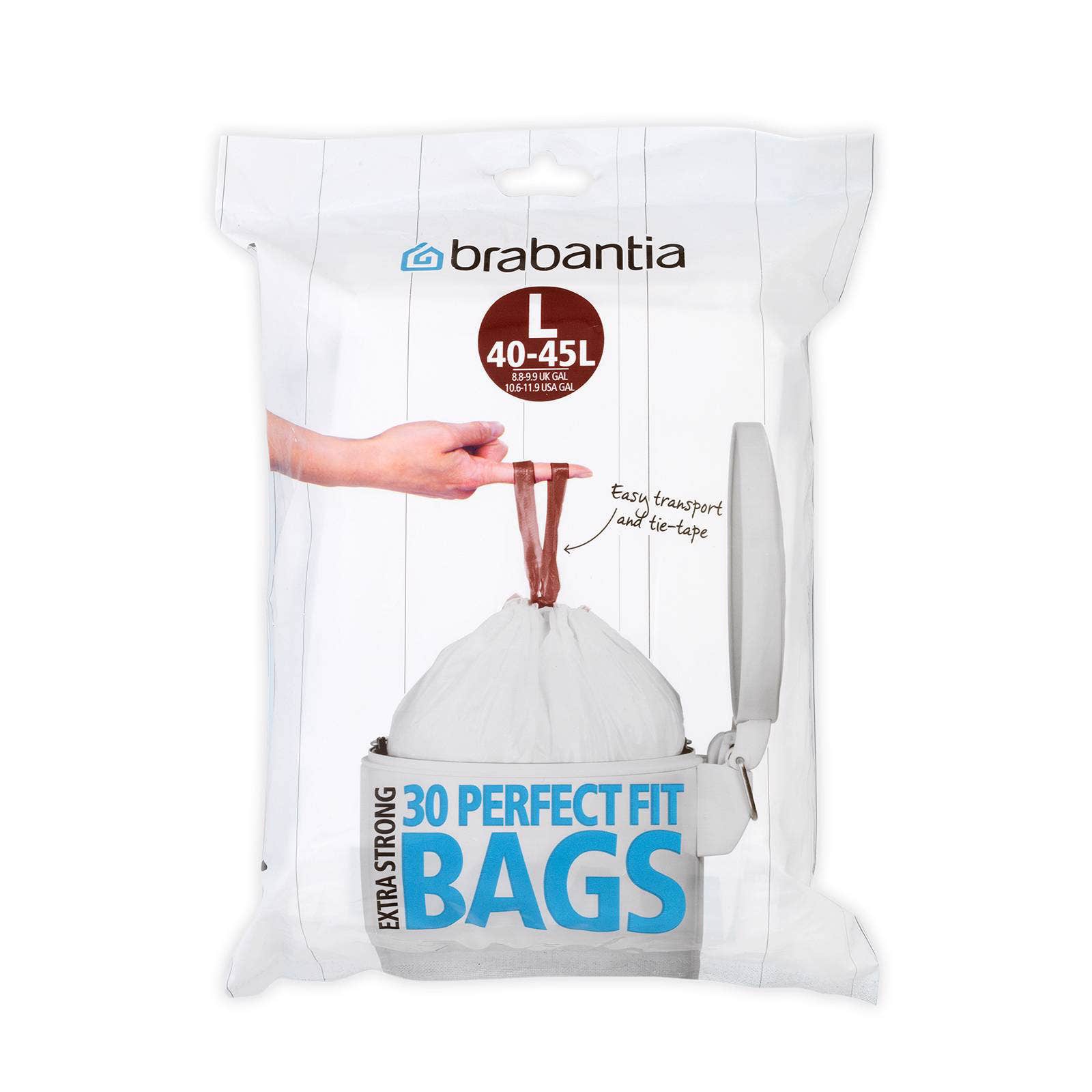 Brabantia vuilniszakken code L 30 stuks Binqer.nl