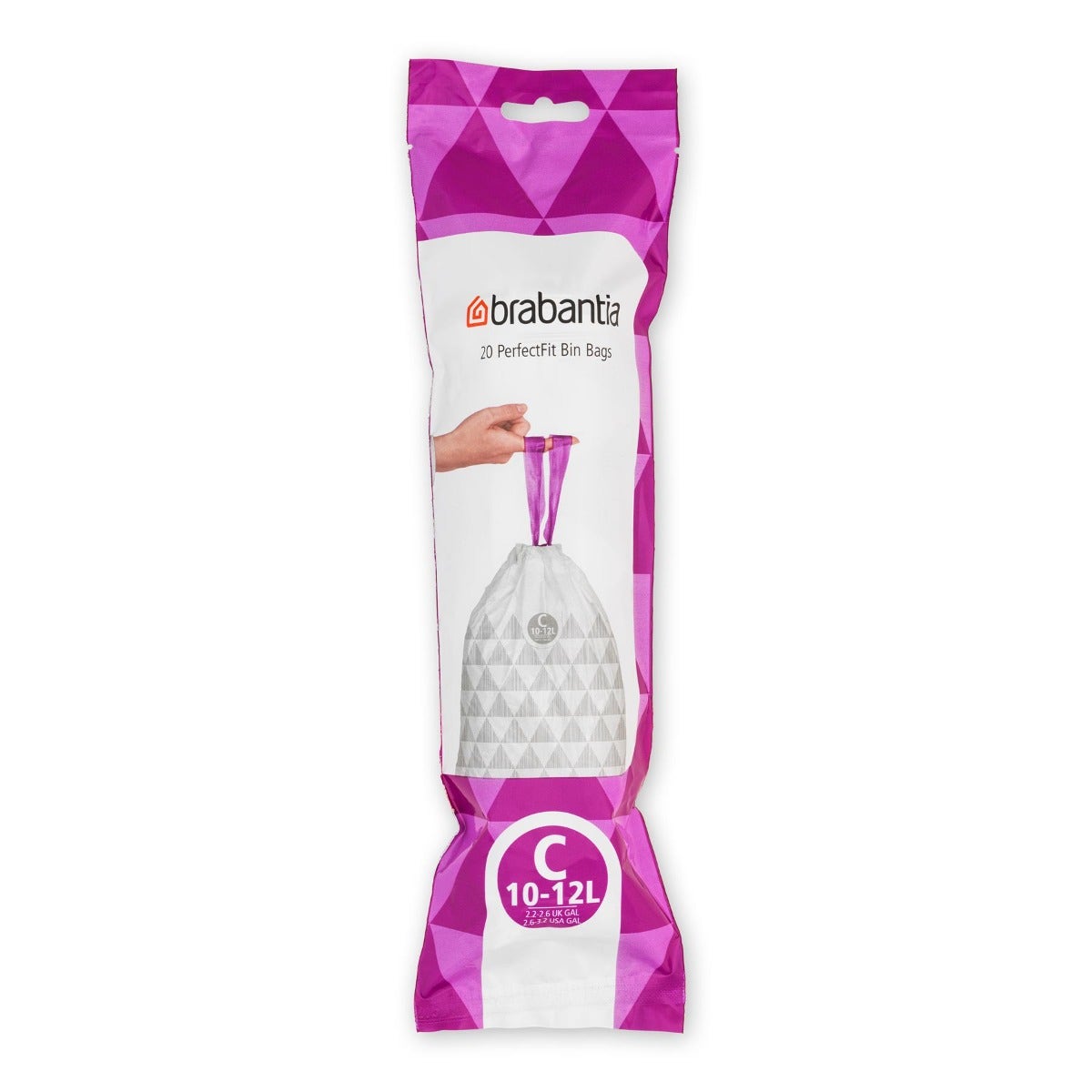 Brabantia afvalzakken code C - Rol 20 stuks - 10-12 liter