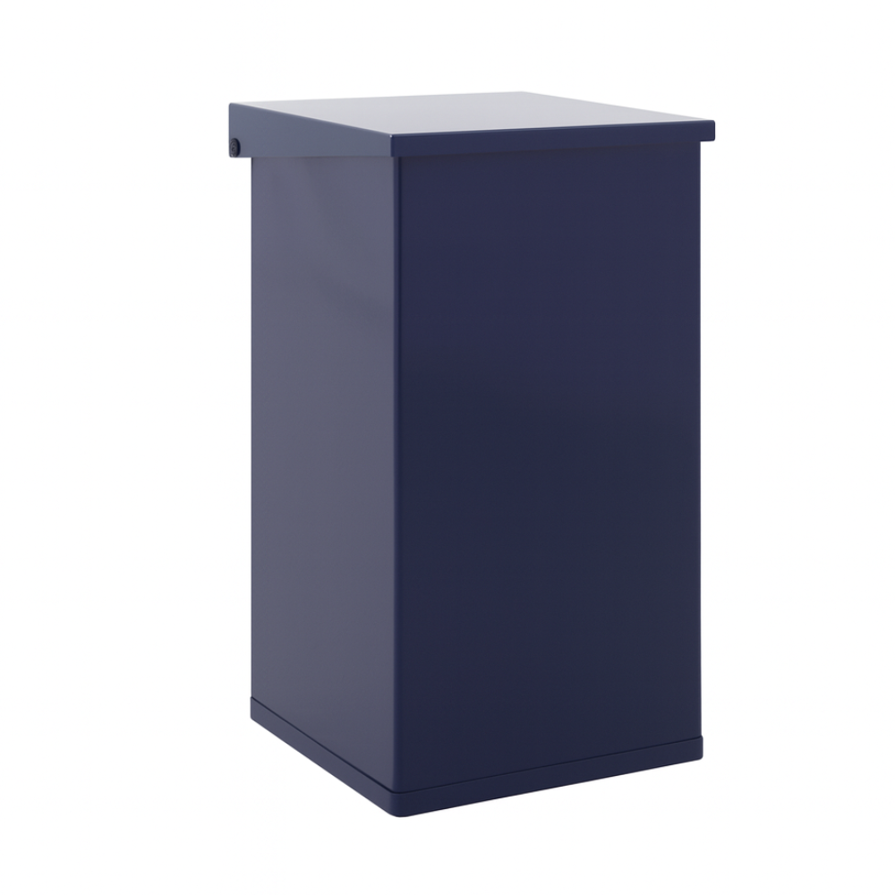 Carro-Lift afvalbak 55 liter blauw - Klep met demper