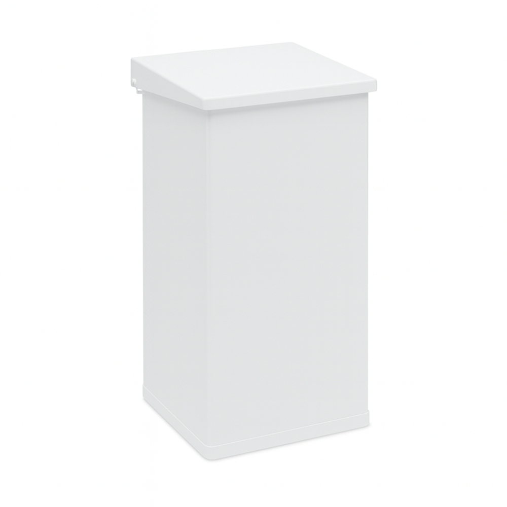 Carro-Lift afvalbak 55 liter wit - Klep met demper