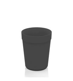 Herbruikbare beker CirculCup 300ml zwart - Doos 192 stuks