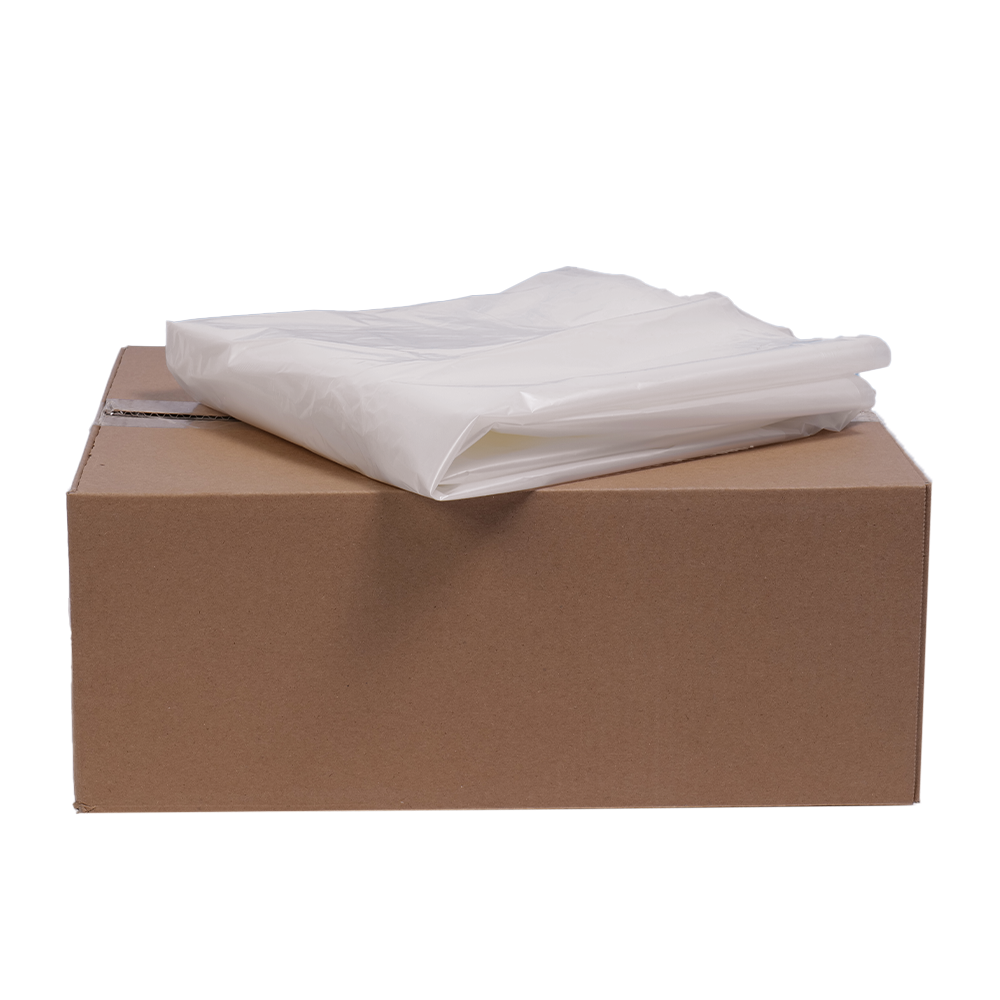 Containerzak 660/770 liter transparant 30my ongeperforeerd - Doos 40 stuks