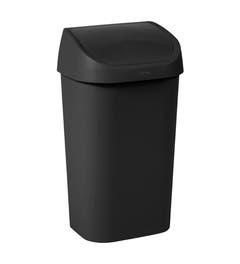 Curver Mistral Swing afvalbak 50 liter zwart