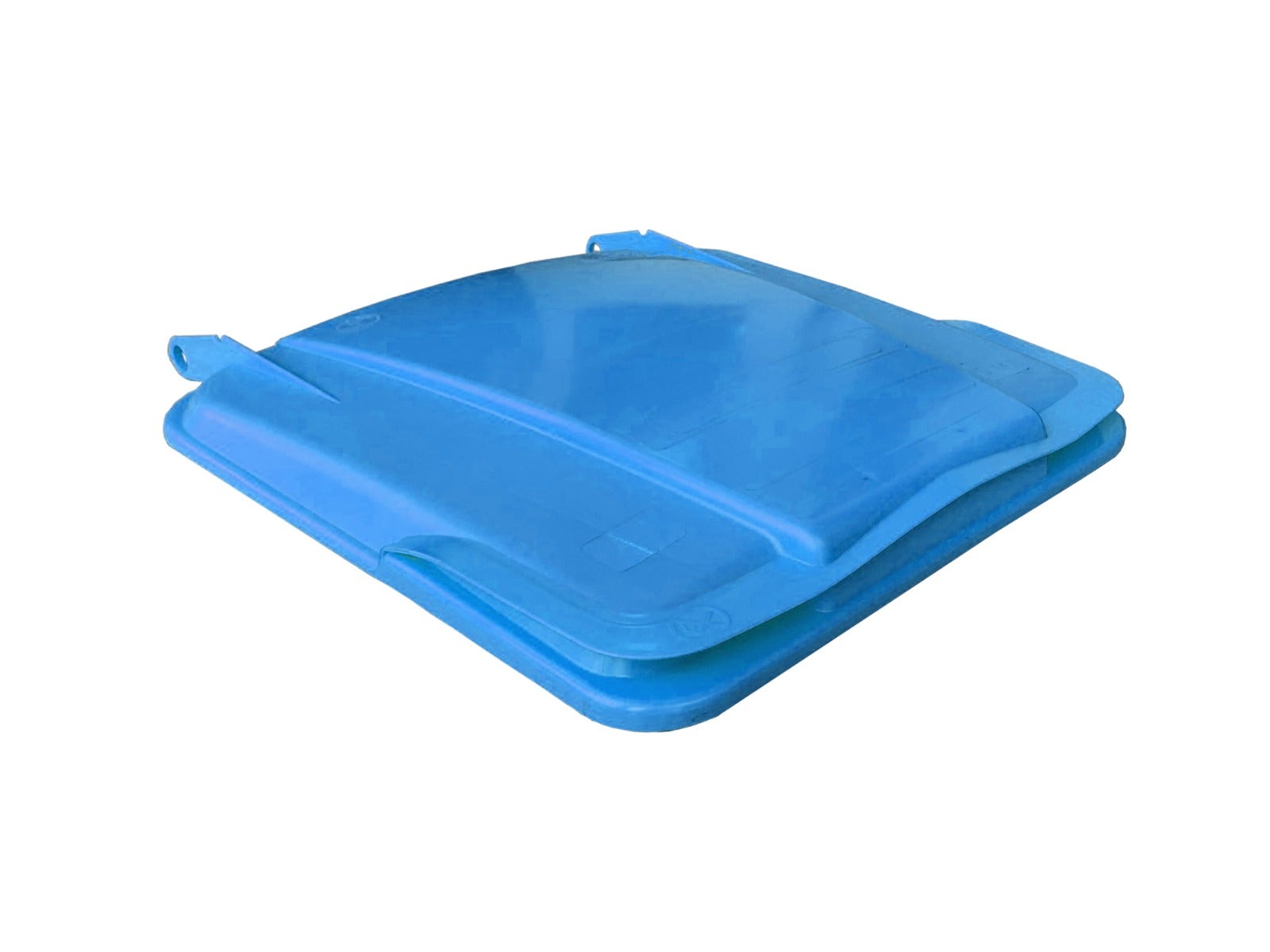 Deksel 180 liter container blauw