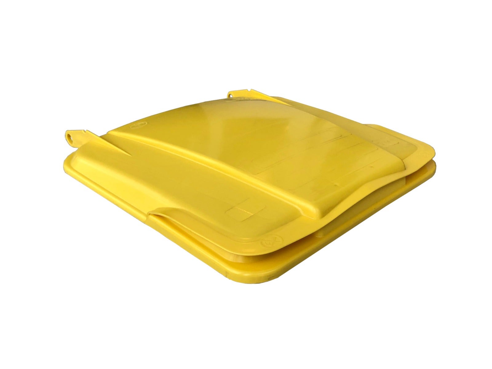 Deksel 180 liter container geel
