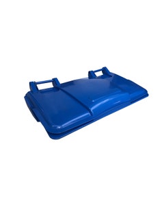 Deksel 660/770 liter blauw