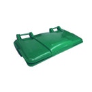 Deksel 660/770 liter groen