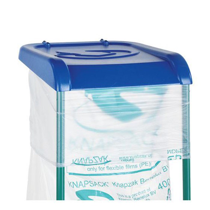 Deksel voor Knapzakhouder 400 liter blauw
