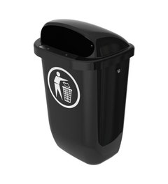 Buitenafvalbak 50 liter kunststof antraciet