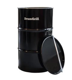 Drumgrill Barbecue 120L zwart
