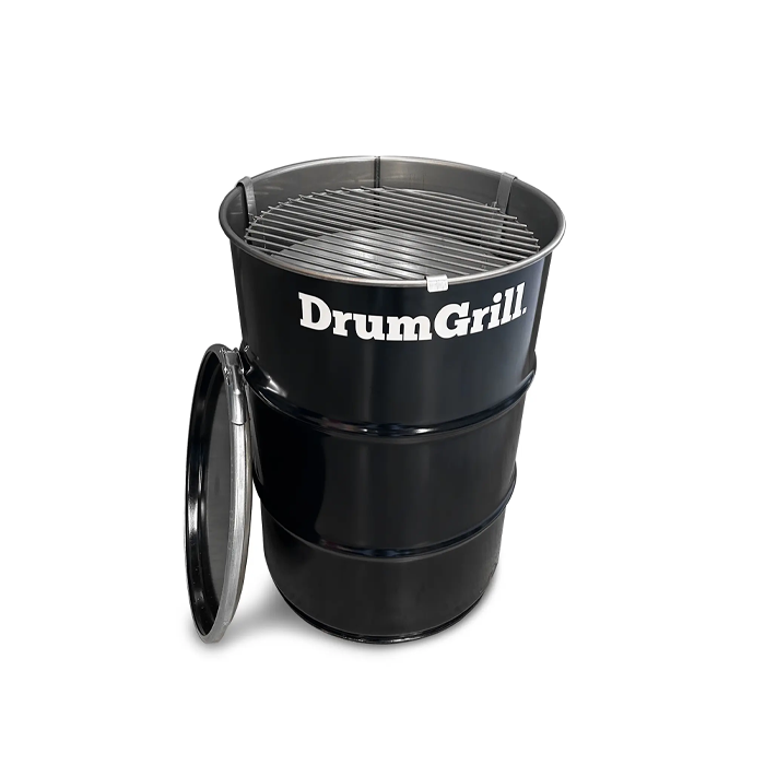 Drumgrill Barbecue 60L zwart