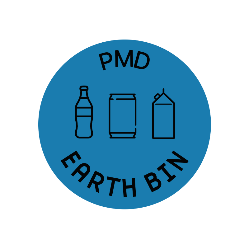 EarthBin forexplaatje - PMD blauw
