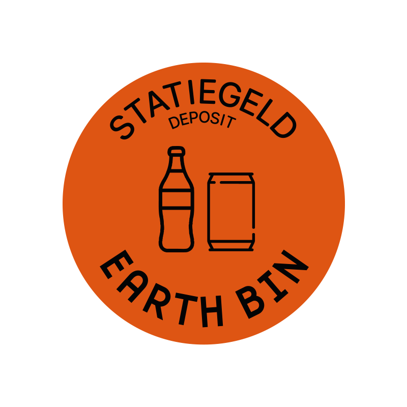EarthBin forexplaatje - Statiegeld oranje