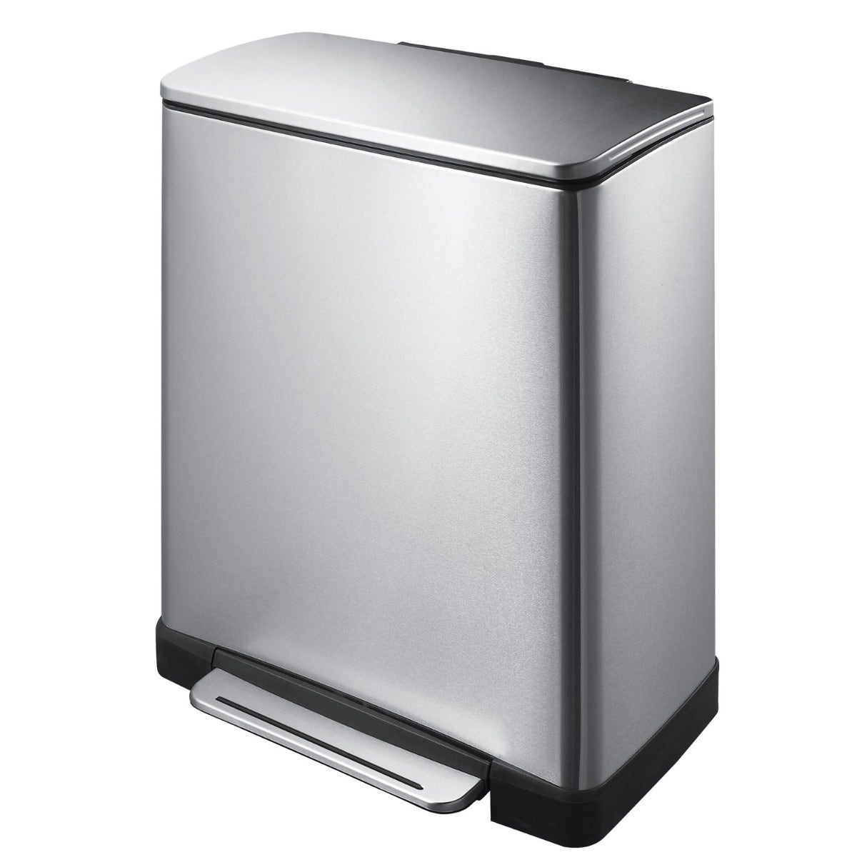 EKO E-Cube pedaalemmer 50 liter mat RVS