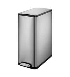 EKO Ecoslim pedaalemmer 20+20 liter mat RVS