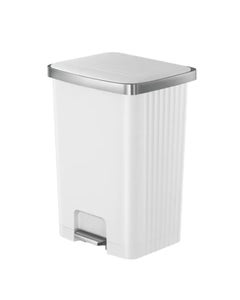 EKO Hana 2 pedaalemmer 70 liter wit - Kunststof - Softclose