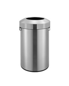 EKO afvalbak Urban 50 liter mat RVS