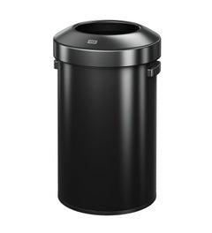 EKO Urban prullenbak 60 liter zwart