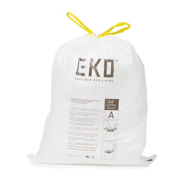 EKO vuilniszakken type A 3 liter wit