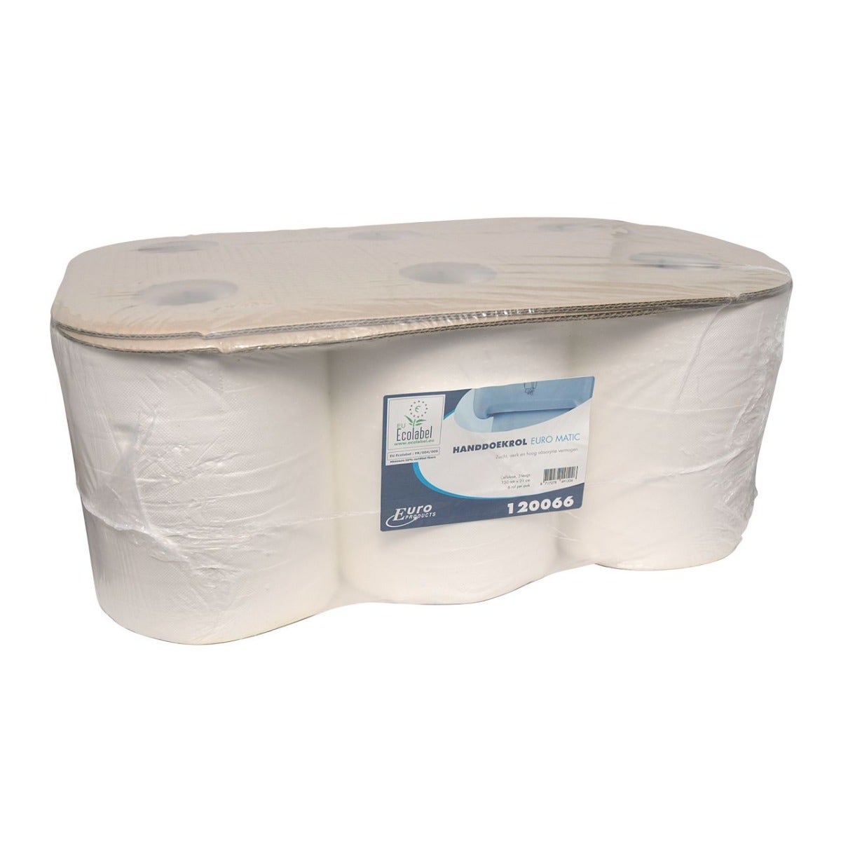 Handdoekrol Euro Matic plus cellulose 2-laags - 6 rol