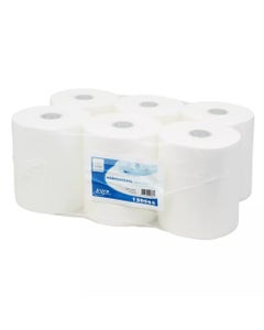 Handdoekrol Euro Mini Matic XL 2-laags cellulose 165 meter - Pak 6 rol - 120065