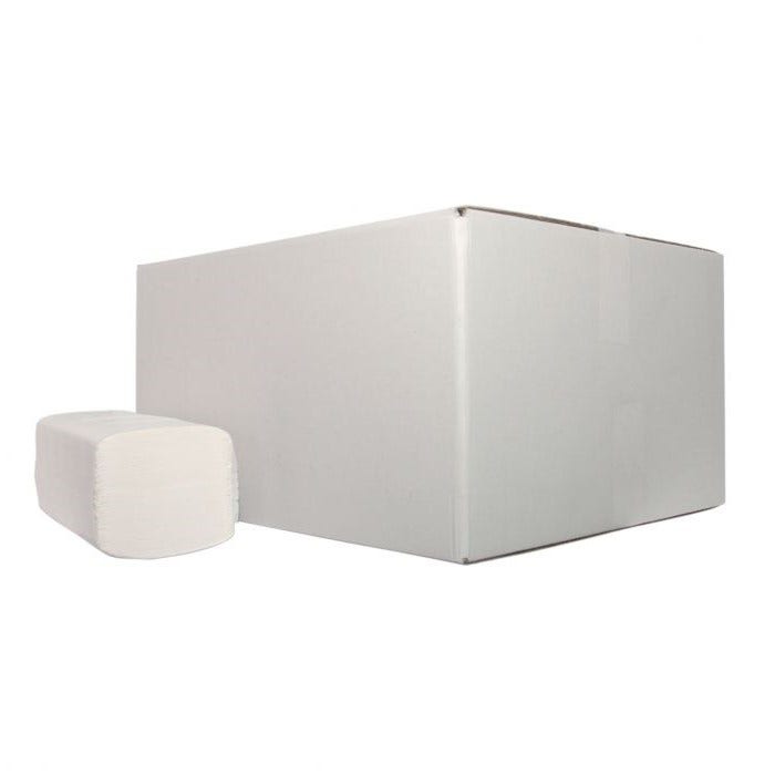 Handdoekpapier Z-vouw 2-laags 21x24cm cellulose - Doos 20 pak à 160 vel - 3200 stuks