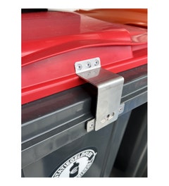 Hangslotvoorziening afvalcontainer compleet