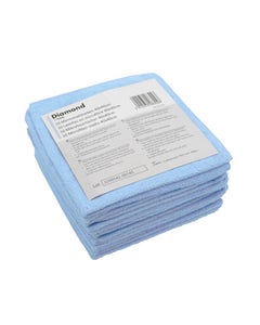 Hy@pro Diamond microvezeldoek blauw 40x40cm 330 gr/m2 - Pak 10 stuks