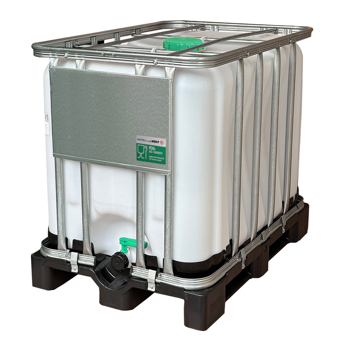 IBC container 600 liter - Kunststof pallet - Foodgrade