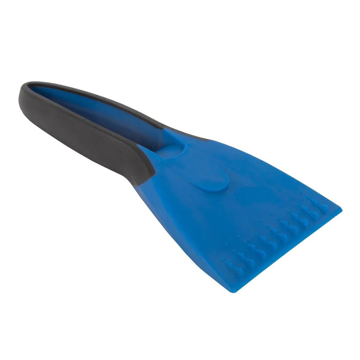 IJskrabber met rubberen handgreep blauw