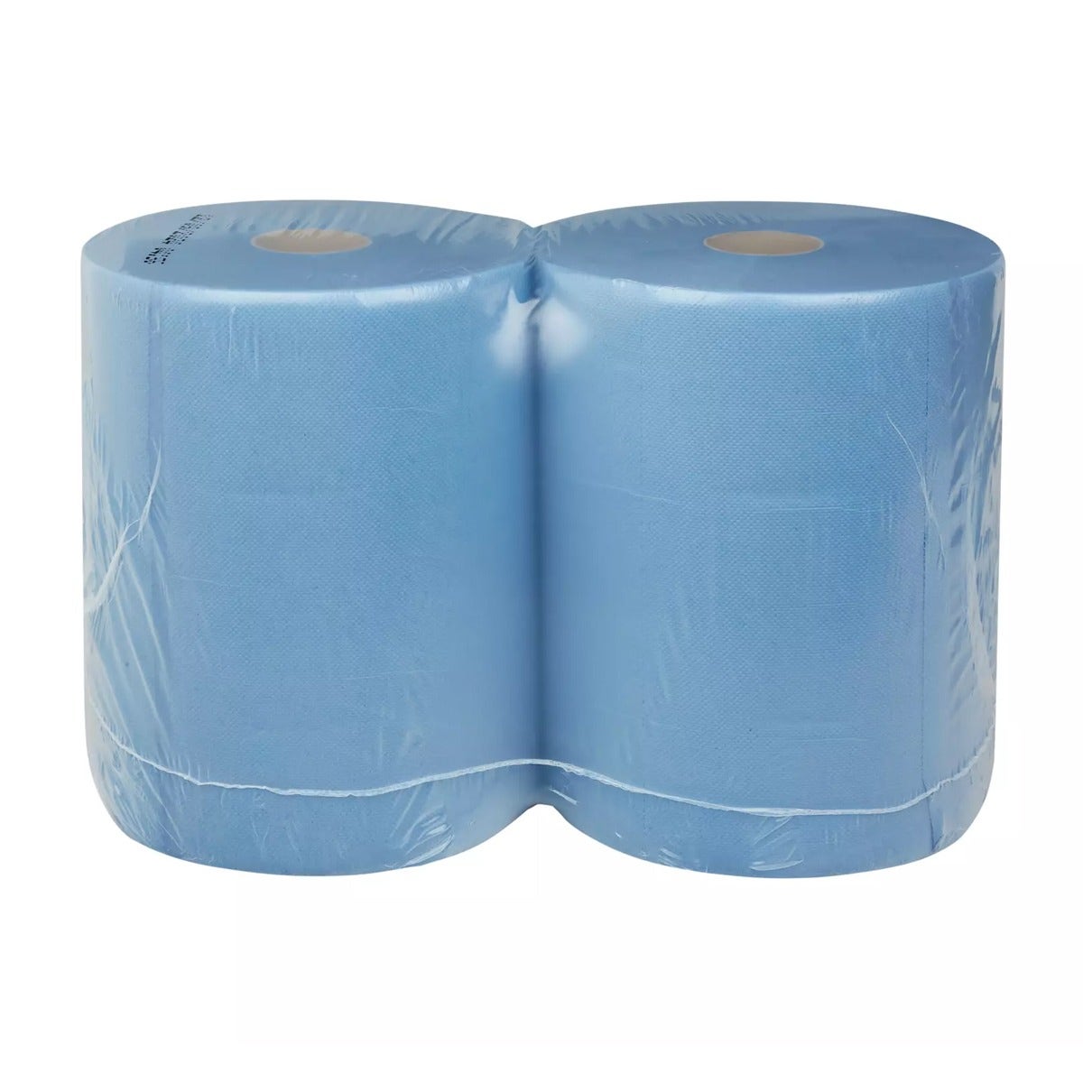 Industriepapier 3-laags cellulose blauw 37 cm x 190 meter - Pak 2 rol 500 vel