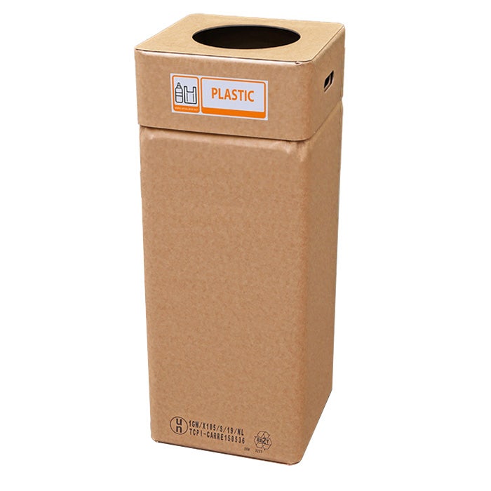 Kartonnen Afvalbox XL 130 liter - 97cm | Plastic