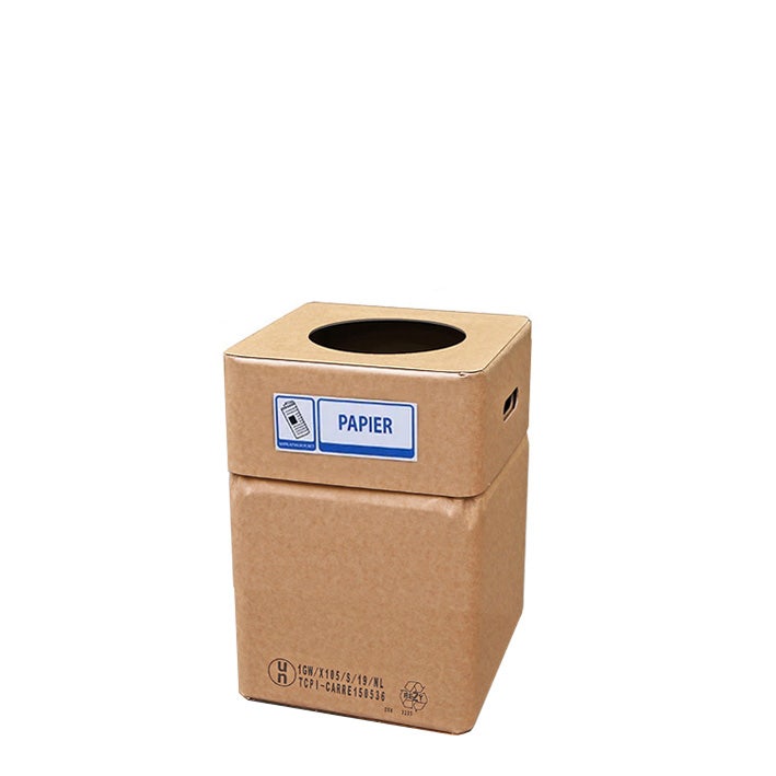 Afvalbox karton 60 cm 75 liter voor papier