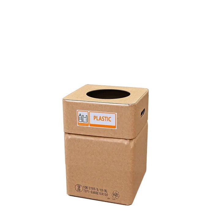 Afvalbox karton 60 cm 75 liter voor plastic