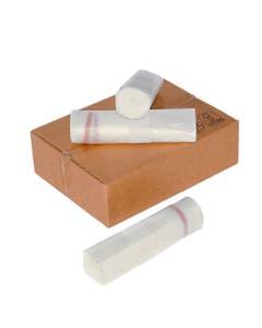 Afvalzak 400 liter, transparant, onbedrukt, geperforeerd, met sluitlint - KN4-50-M