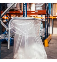 Knapzakhouder voor stellingen 400 liter