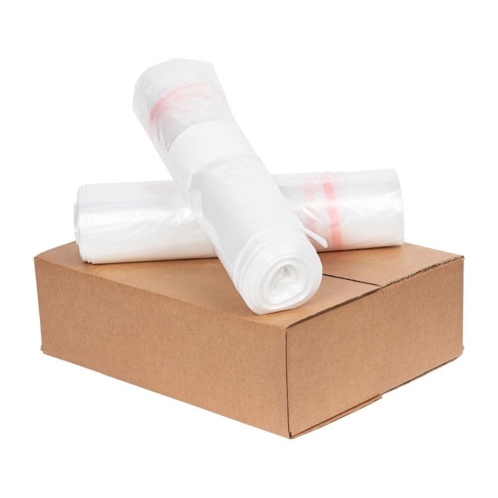 Knapzak 1000 liter transparant LDPE 42my onbedrukt geperforeerd - doos 54 stuks - KNP10-54