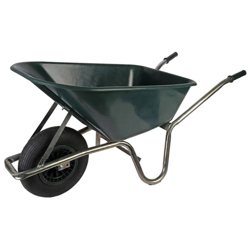 Kruiwagen kunststof bak 100 liter groen