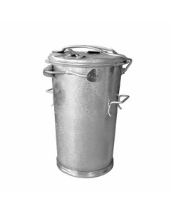 Metalen prullenbak 50 liter