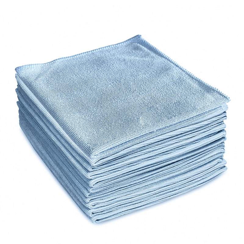 Microvezeldoek 40x40cm blauw - Doos 8x10 stuks