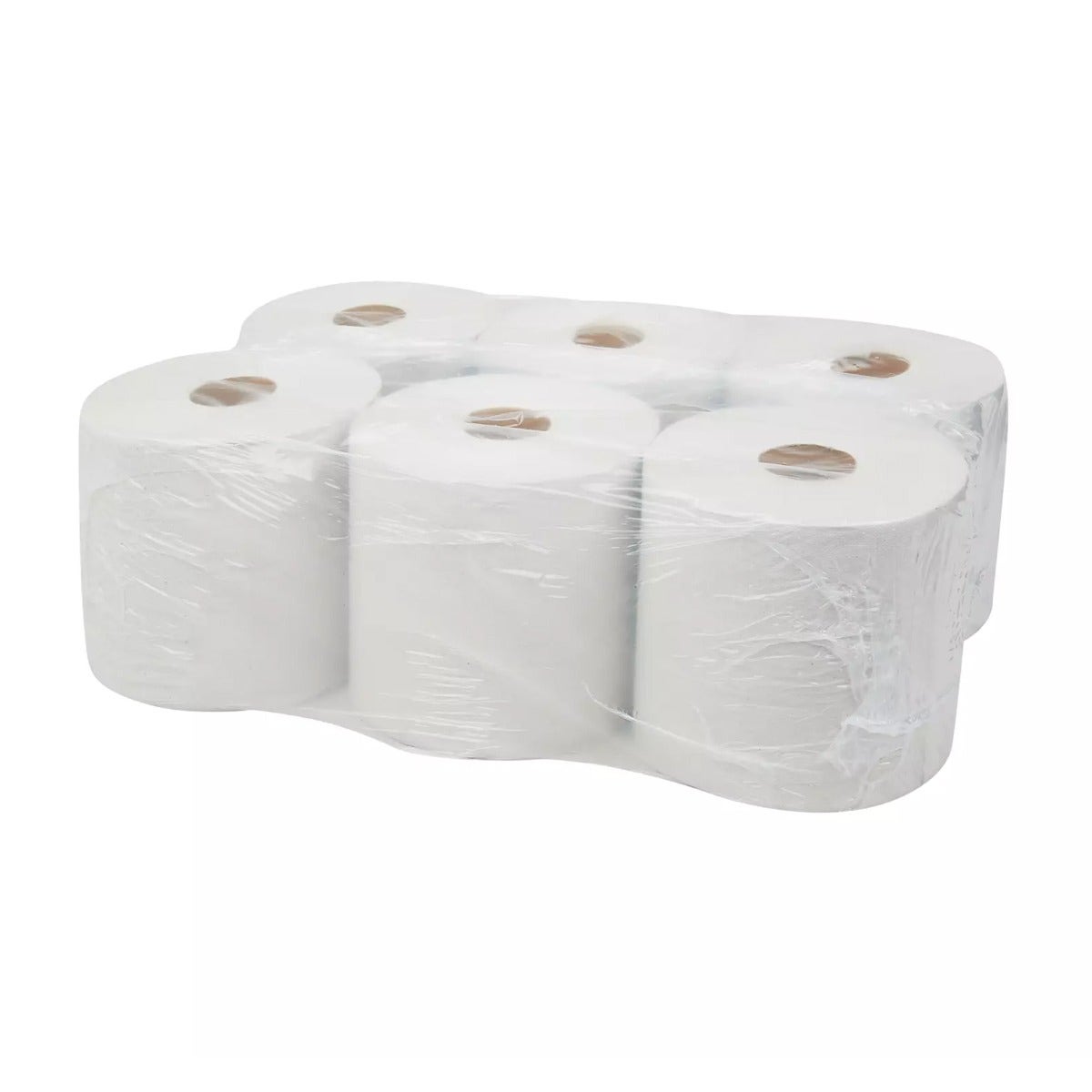 Midi poetspapier 1-laags recycled wit 20cm x 270 meter - Pak 6 rol - 118325