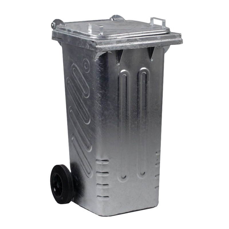 Mini container 120 liter staal 