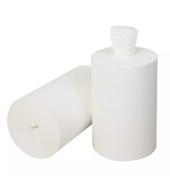 Mini poetspapier 1-laags kokerloos cellulose wit 20cm x 120 meter - Doos 12 rollen - 119020