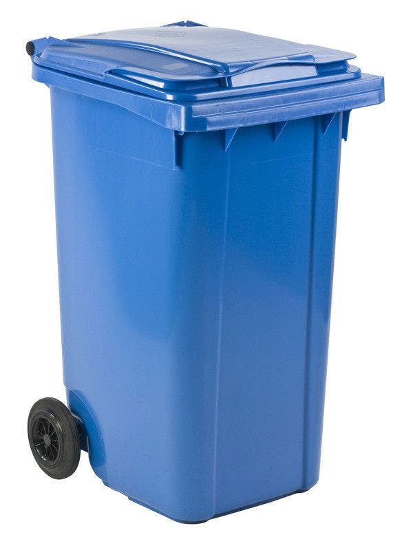 Blauwe papiercontainer 240 liter 