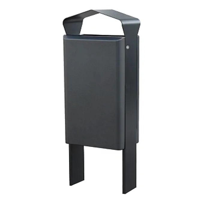 Buitenafvalbak Miro Mar M 55 liter antraciet