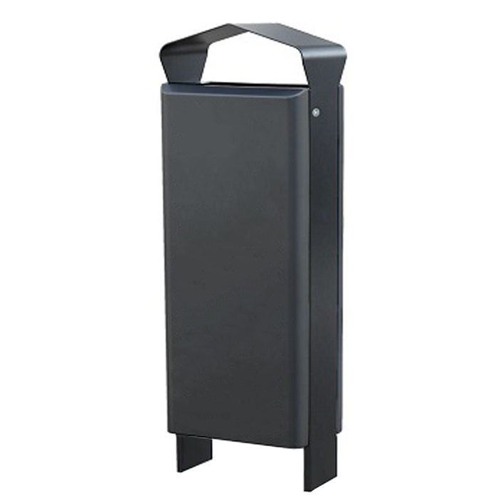 Buitenafvalbak Miro Mar XL 110 liter antraciet